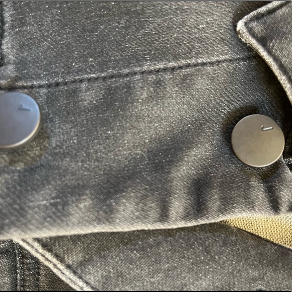 J Brand black Denim Jacket size Small - Picture 6 of 9